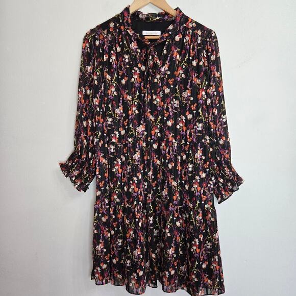 Bleecker 126 Floral Dress 10 Dark Romantic Whimsigoth Witchy Fairy Grunge Boho - Picture 1 of 12